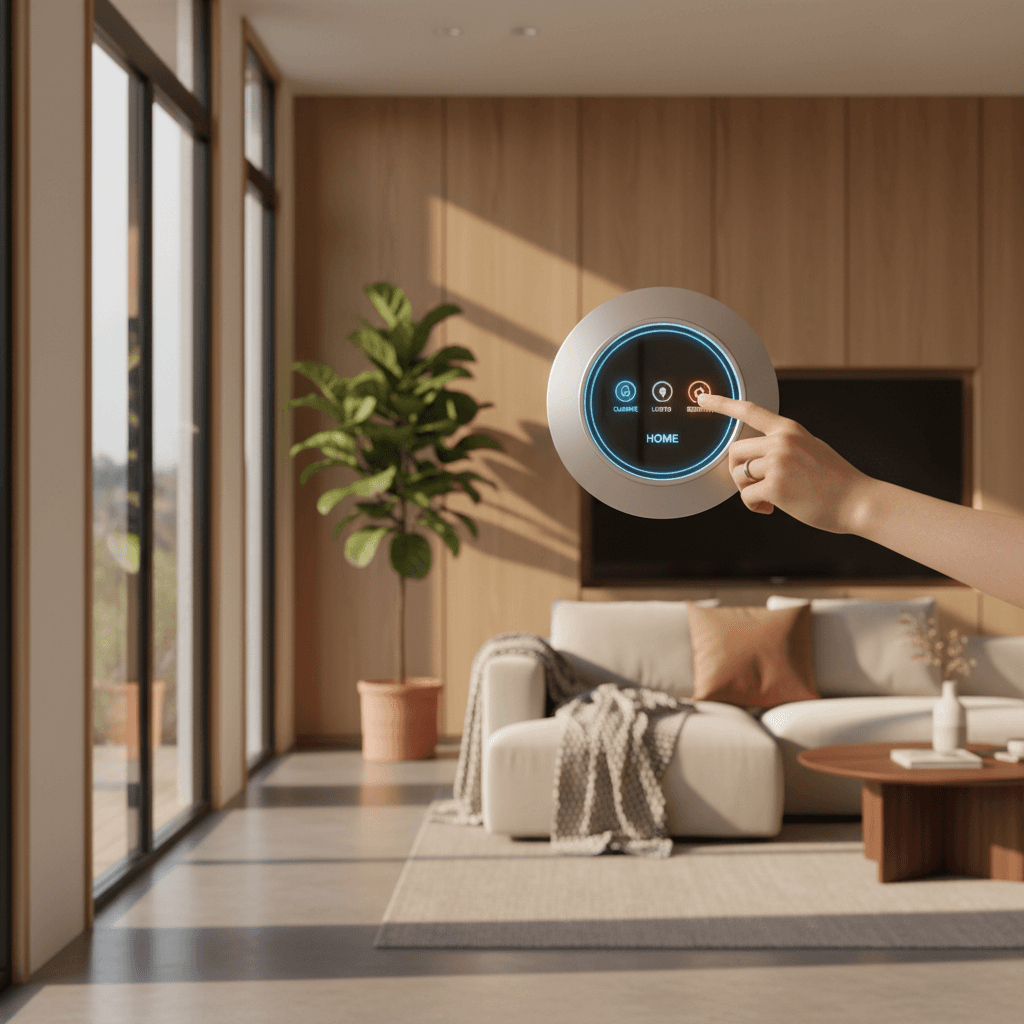 Smart home control panel